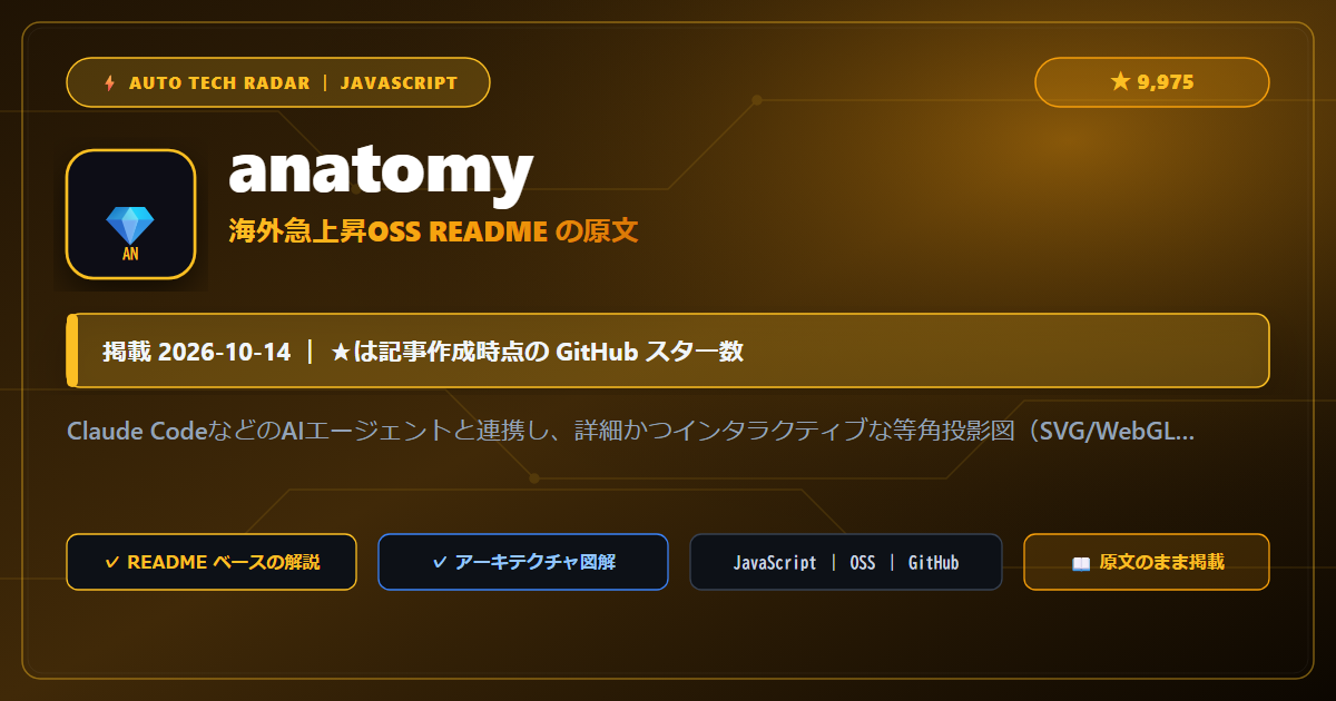 anatomy - README の要点（原文）