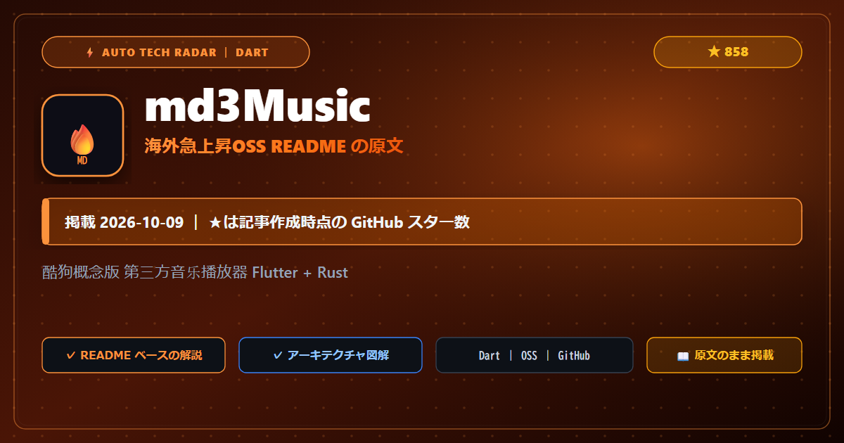 md3Music - README の要点（原文）